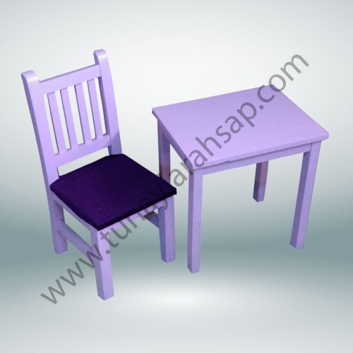 mss0047 Şelale Ahşap Masa Sandalye